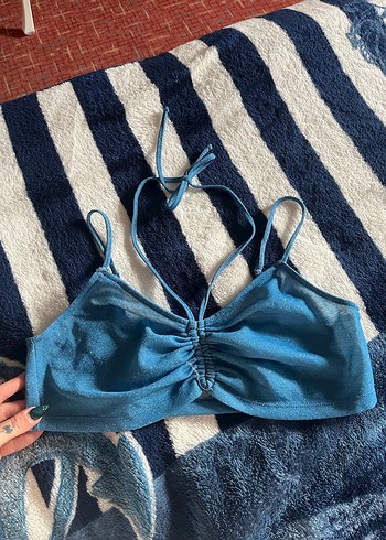 Kadın Mavi Bağlamalı Bralet