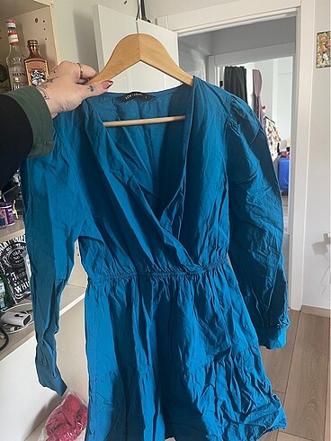 Poplin elbise