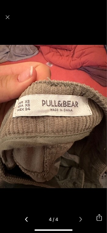 xs Beden yeşil Renk Pull and bear etek