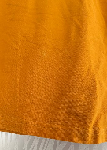 l/xl Beden Sarı Kısa Kollu Polo Yaka Tişört