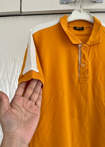 Diğer Sarı Kısa Kollu Polo Yaka Tişört