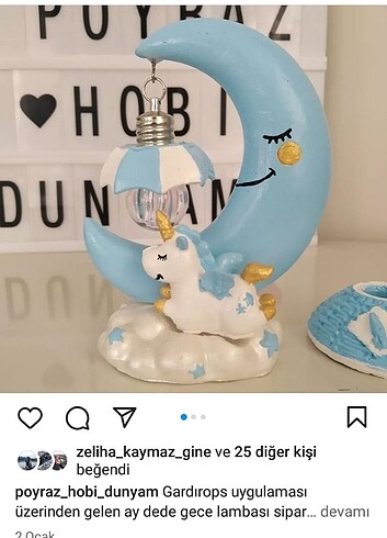 Ay dede gece lambası 