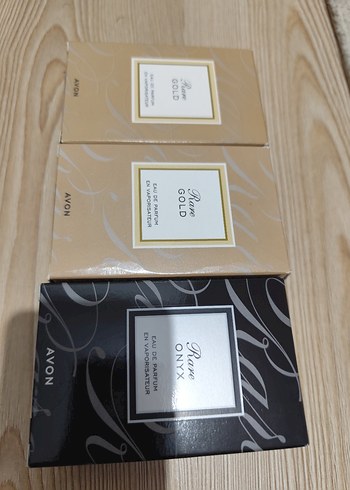 Avon Parfüm Seti Gold ve Onyx - Görsel 2