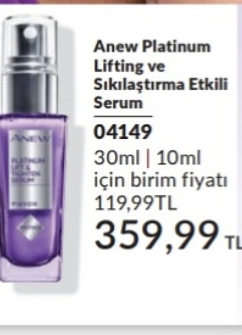 Anew Platinum lifting ve sıkılaştırma Etkili