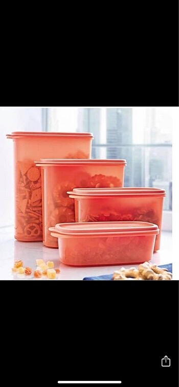Beden Tupperware modüler kiler kapları