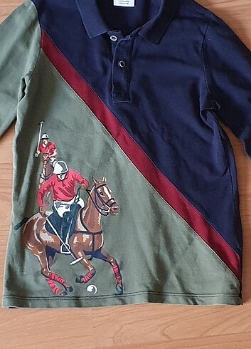 Orjinal USPA 8-9 YAŞ POLO YAKA SWEATSHİRT - Görsel 2