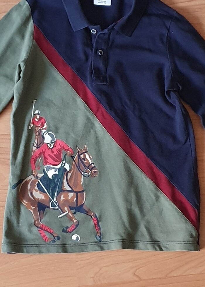 Orjinal USPA 8-9 YAŞ POLO YAKA SWEATSHİRT - Görsel 2