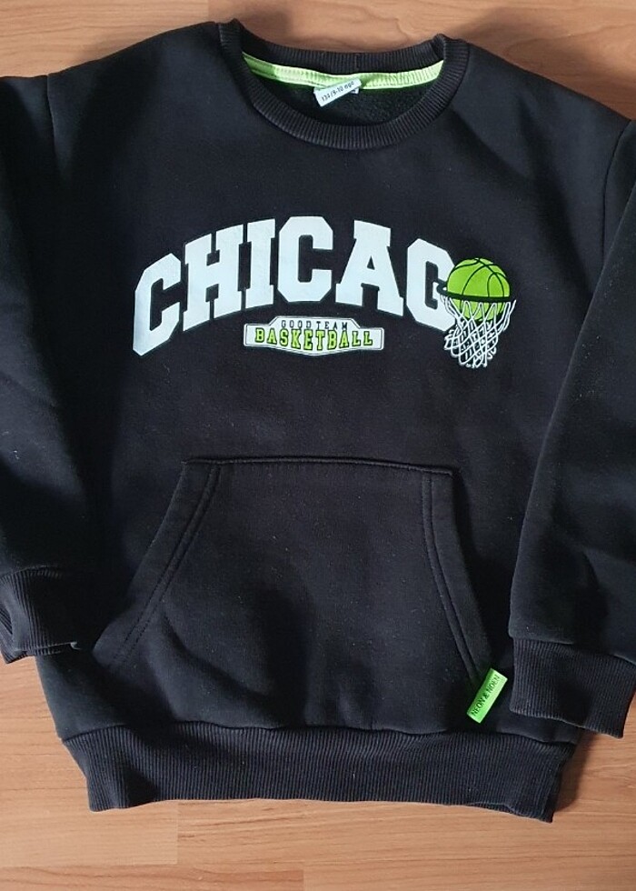 Kapüşonlu kışlık kalın sweatshirt  - Görsel 2