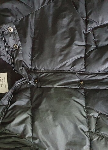 Zara 10 Yaş erkek çocuk şişme uzun  mont - Görsel 9