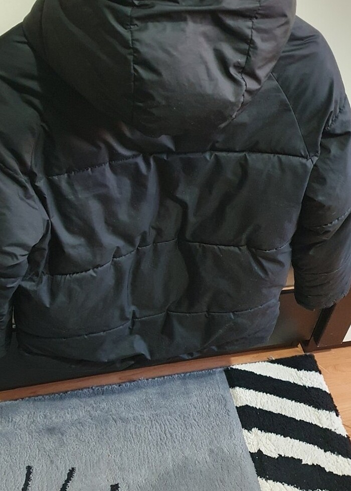 Zara 10 Yaş erkek çocuk şişme uzun  mont - Görsel 5
