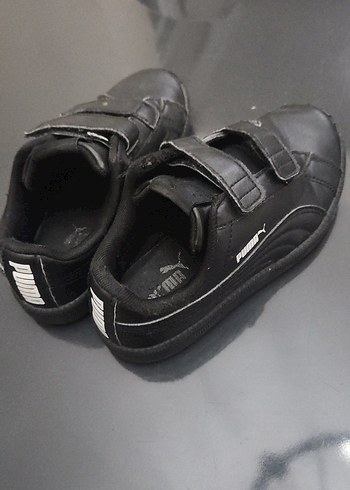 Puma Siyah Erkek Çocuk Cırt Cırtlı Spor Ayakkabı - Görsel 3