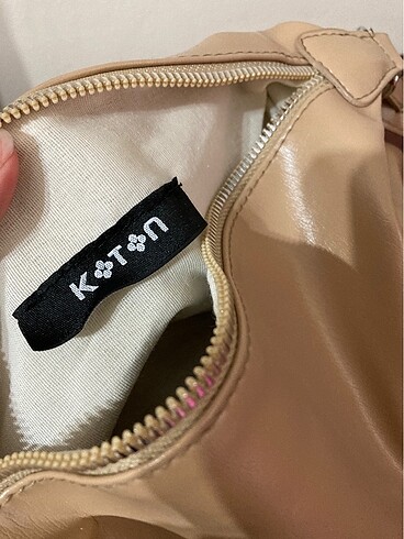  Beden camel Renk Koton çanta