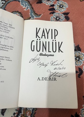 Kayıp Günlük - A. Demir - Görsel 2