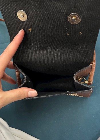 Jacquemus Kahverengi Deri Yılan Desenli Çanta - Görsel 3