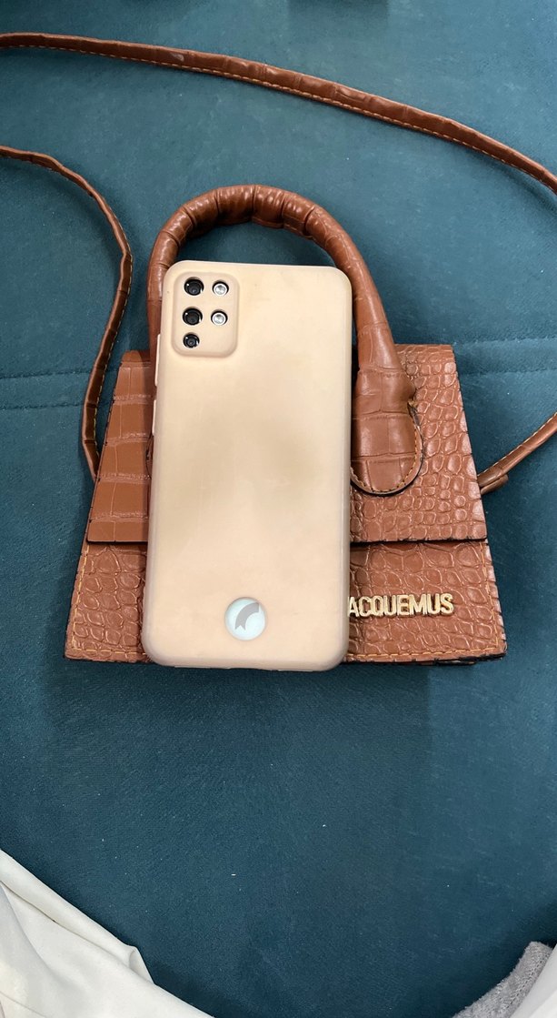 Jacquemus Kahverengi Deri Yılan Desenli Çanta - Görsel 5