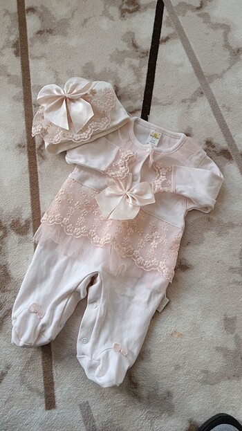 Tory Baby 0/3 ay bebek bebek tulumu