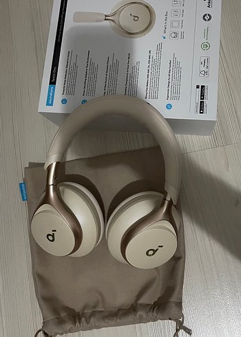 Anker Soundcore Space One Kablosuz Kulaklık Latte krem rengi - Görsel 2