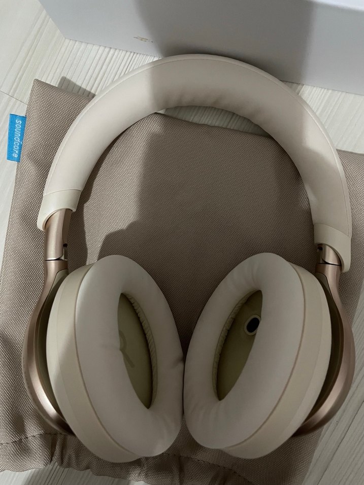 Anker Soundcore Space One Kablosuz Kulaklık Latte krem rengi - Görsel 4