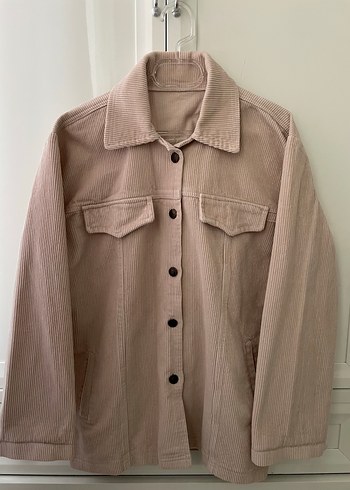 Kadın Kadife Ceket Düğmeli - Görsel 2