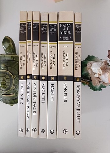 Shakespeare Serisi - Hamlet - Macbeth - Soneler - Romeo ve Julie