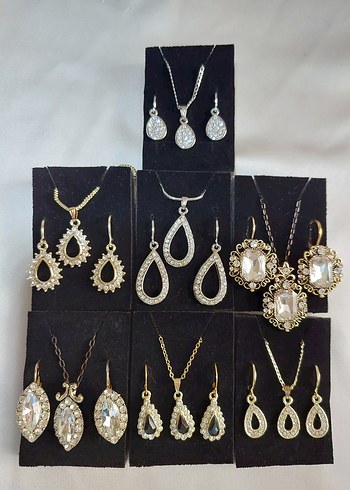 Küpe-Kolye Bujiteri Set