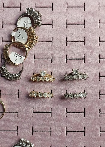 Taşlı Kadın Yüzük (adet fiyatı) - Görsel 6