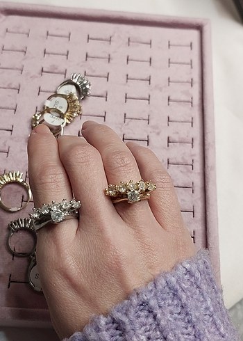 Taşlı Kadın Yüzük (adet fiyatı) - Görsel 9