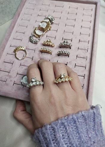 Taşlı Kadın Yüzük (adet fiyatı) - Görsel 4