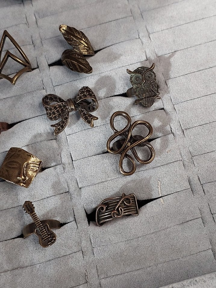 Vintage Bohem Tarz 9 Adet Yüzük - Görsel 4