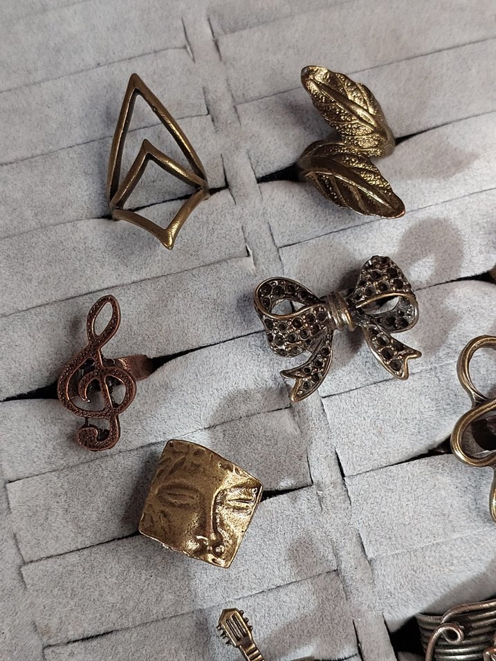 Vintage Bohem Tarz 9 Adet Yüzük - Görsel 3