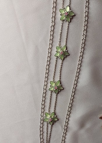 Y2K Tarzı Gold ve Gümüş 2li Zincir Kemer - Görsel 4