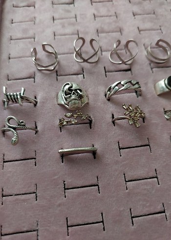 17 Adet Yüzük üzük Seti - Görsel 3