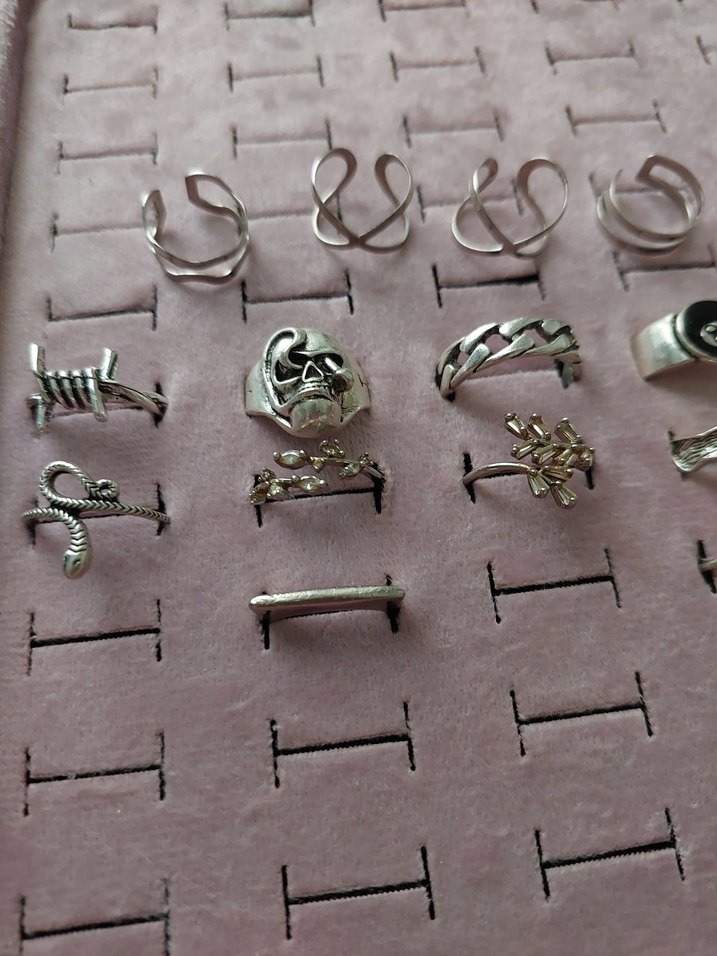 17 Adet Yüzük üzük Seti - Görsel 3