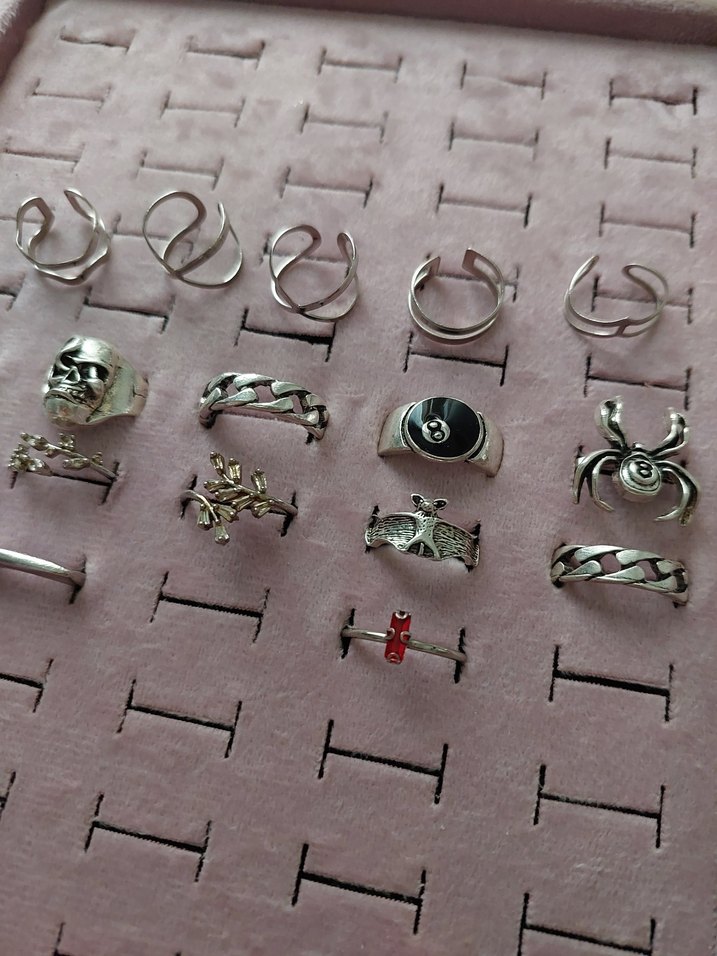 17 Adet Yüzük üzük Seti - Görsel 2