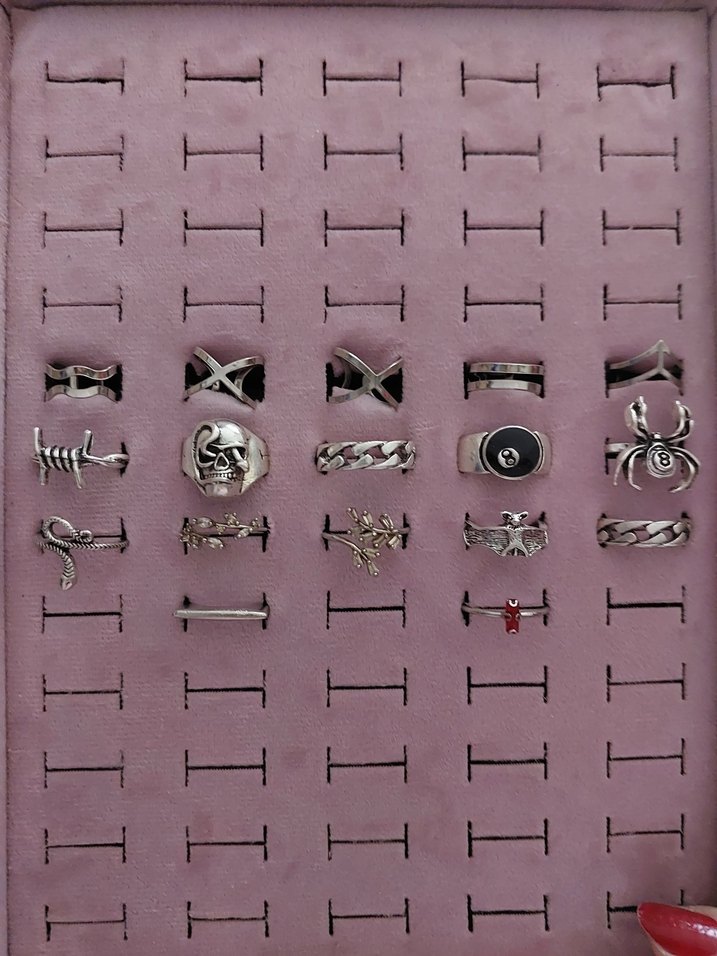 17 Adet Yüzük üzük Seti - Görsel 4