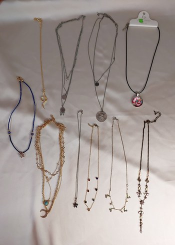 10 Adet Kolye Toplu Satış - Görsel 7