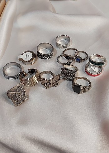 14 Adet Yüzük Seti - Görsel 5