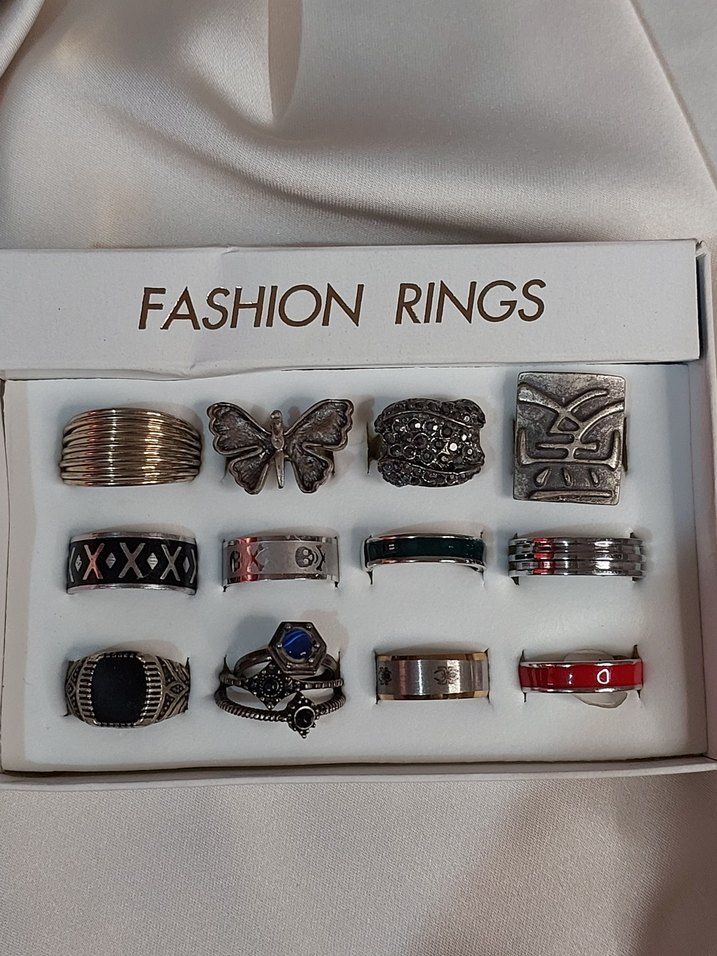 14 Adet Yüzük Seti - Görsel 2