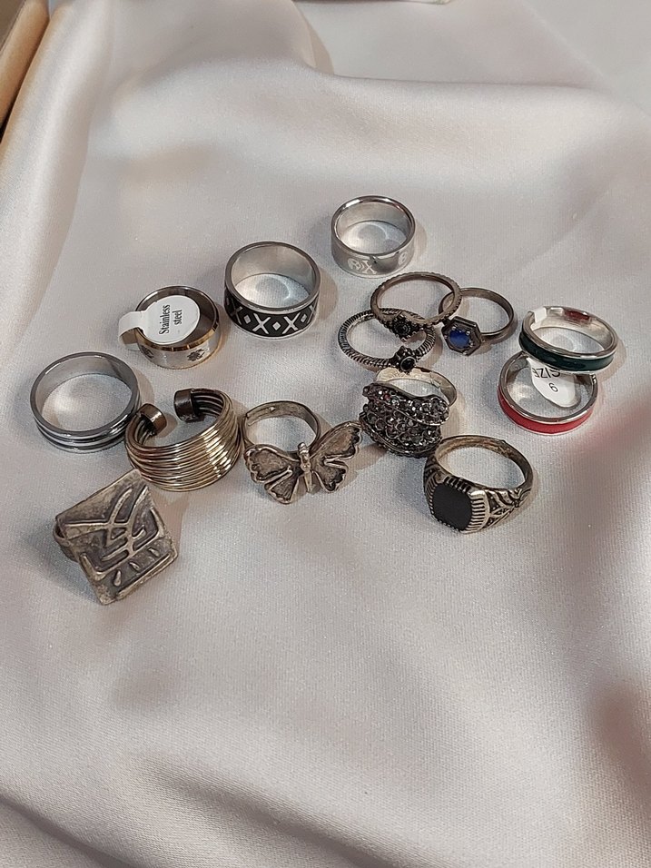 14 Adet Yüzük Seti - Görsel 5