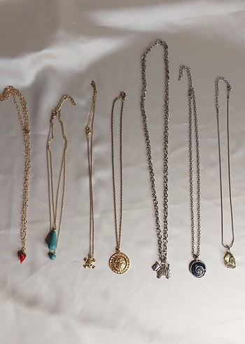 7 Adet Kolye Toplu Satış - Görsel 4