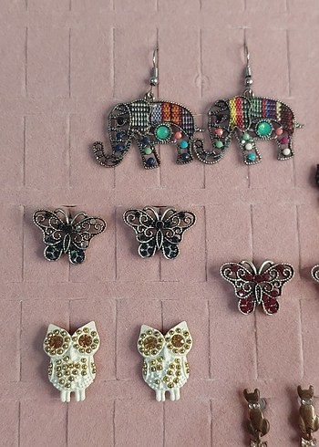 Toplu Küpe Satışı 9 Çift - Görsel 2