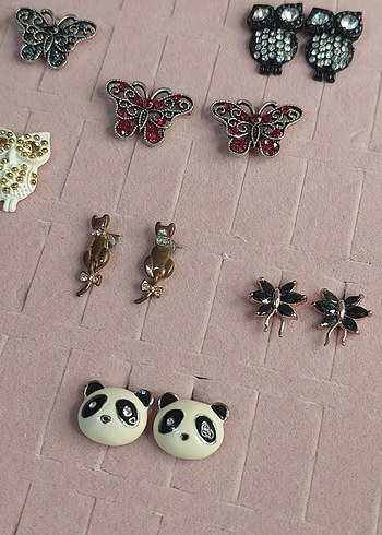 Toplu Küpe Satışı 9 Çift - Görsel 5