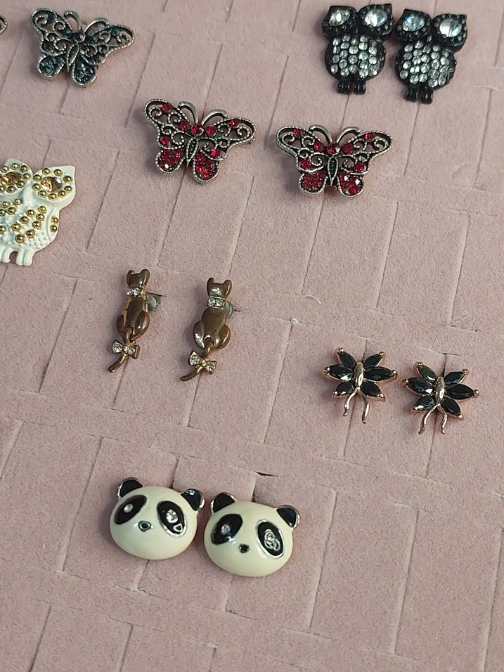 Toplu Küpe Satışı 9 Çift - Görsel 5