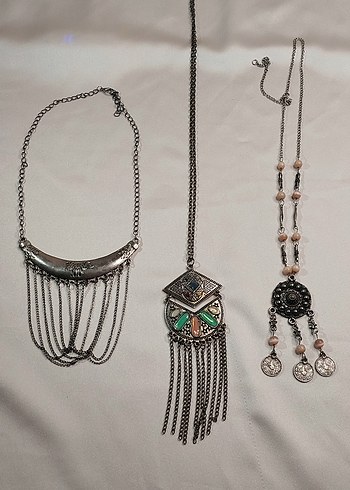 37 Parça Kolye Lotu Toplu Satış - Görsel 2