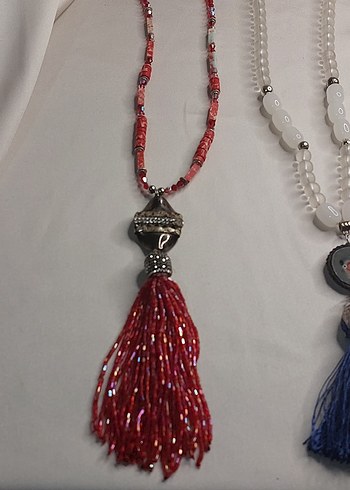 Üçlü Bohem Kolye Seti - Görsel 2