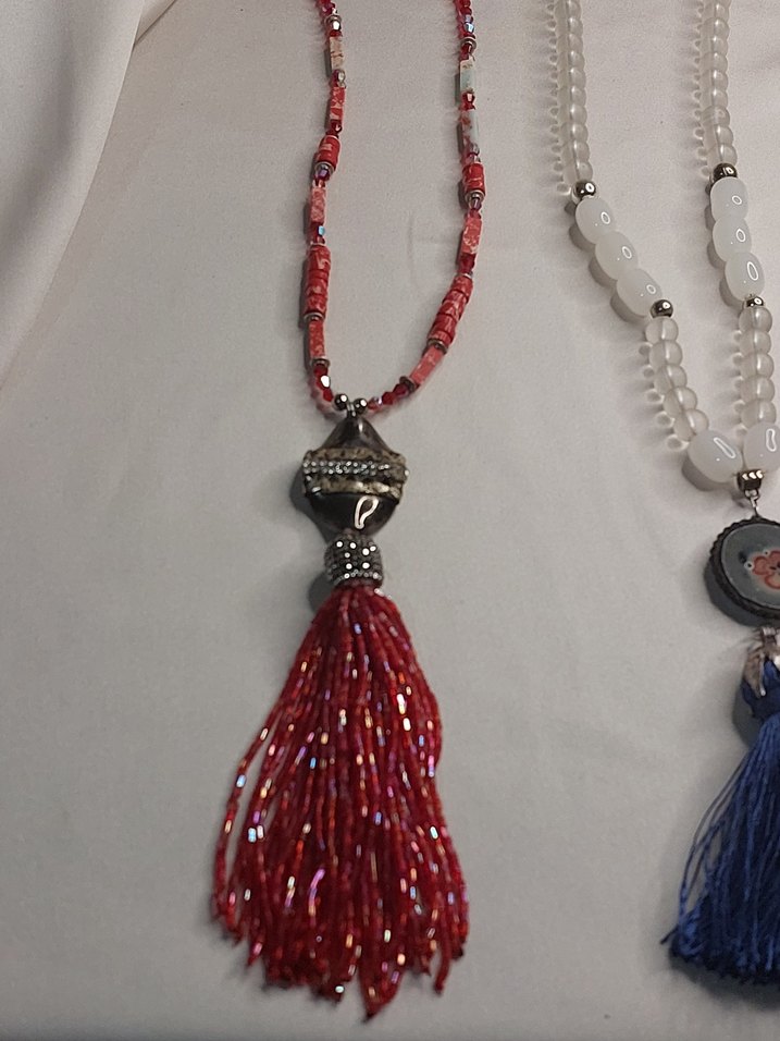 Üçlü Bohem Kolye Seti - Görsel 2