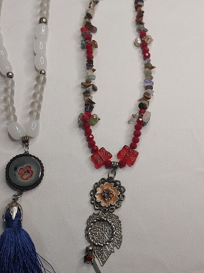 Üçlü Bohem Kolye Seti - Görsel 4