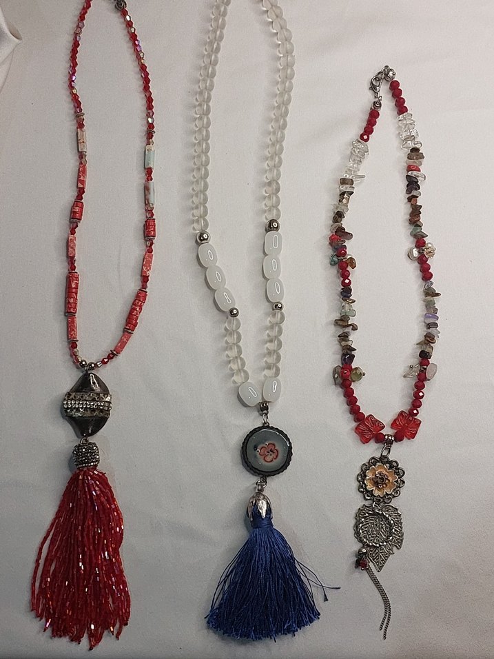 Üçlü Bohem Kolye Seti - Görsel 5