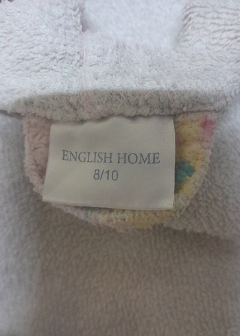 Kız Çocuk Kapüşonlu Bornoz - Pembe - Görsel 3