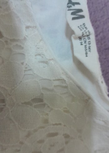 Kadın Beyaz Dantel Detaylı Uzun Kollu Bluz - Görsel 2